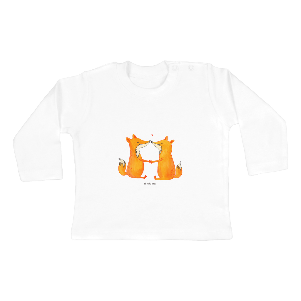 6-12 Monate Baby Longsleeve Füchse Liebe Mädchen, Jungen, Baby, Longsleeve, Langarm, Bio, Kleidung, uni, Langarmshirt, Fuchs, Füchse, Fox, Liebe, Liebespaar, Paar, Partner, Freundin, Freund, Ehe, Verlobte, Ehemann, Ehefrau, Liebesbeweis
