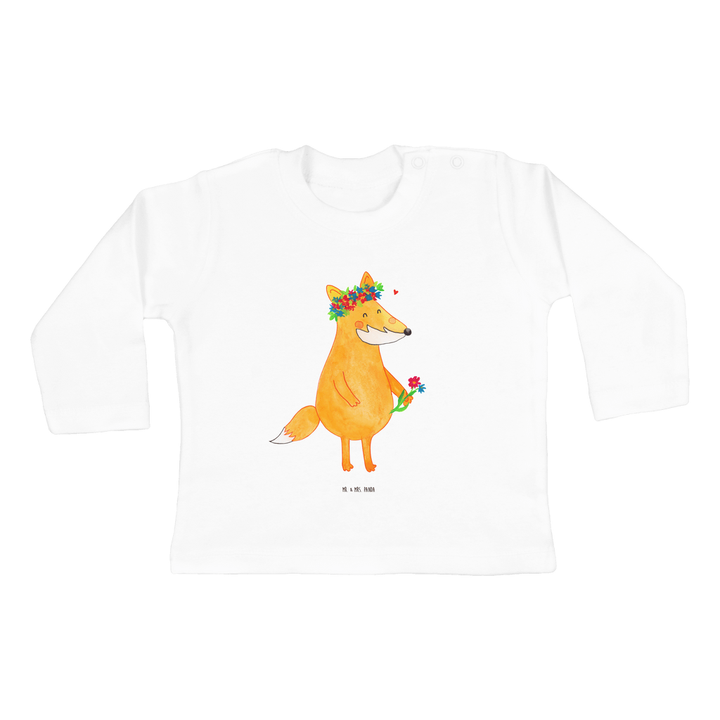 12-18 Monate Baby Longsleeve Fuchs Blumenliebe Mädchen, Jungen, Baby, Langarm, Bio, Kleidung, Fuchs, Füchse, Fox, Liebe, Freundin, Fuchsmädchen, Blumenmädchen, Freundinnen, Liebesbeweis, Blume, Blumen, Motivation, Freude, ich, mich, Selbstliebe