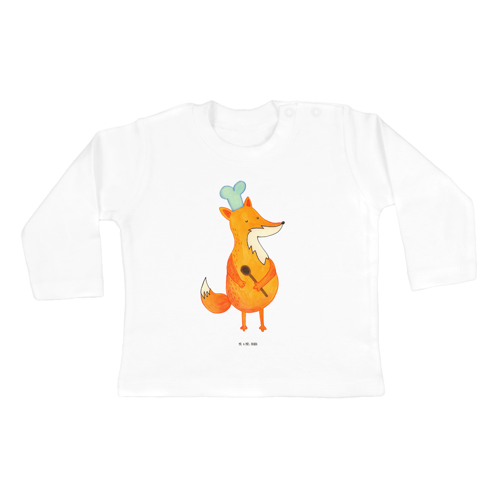 12-18 Monate Baby Longsleeve Fuchs Koch Mädchen, Jungen, Baby, Langarm, Bio, Kleidung, Fuchs, Füchse, Koch Geschenk, Küche Spruch, Küche Deko, Köche, Bäcker, Party Spruch, Spruch lustig, witzig