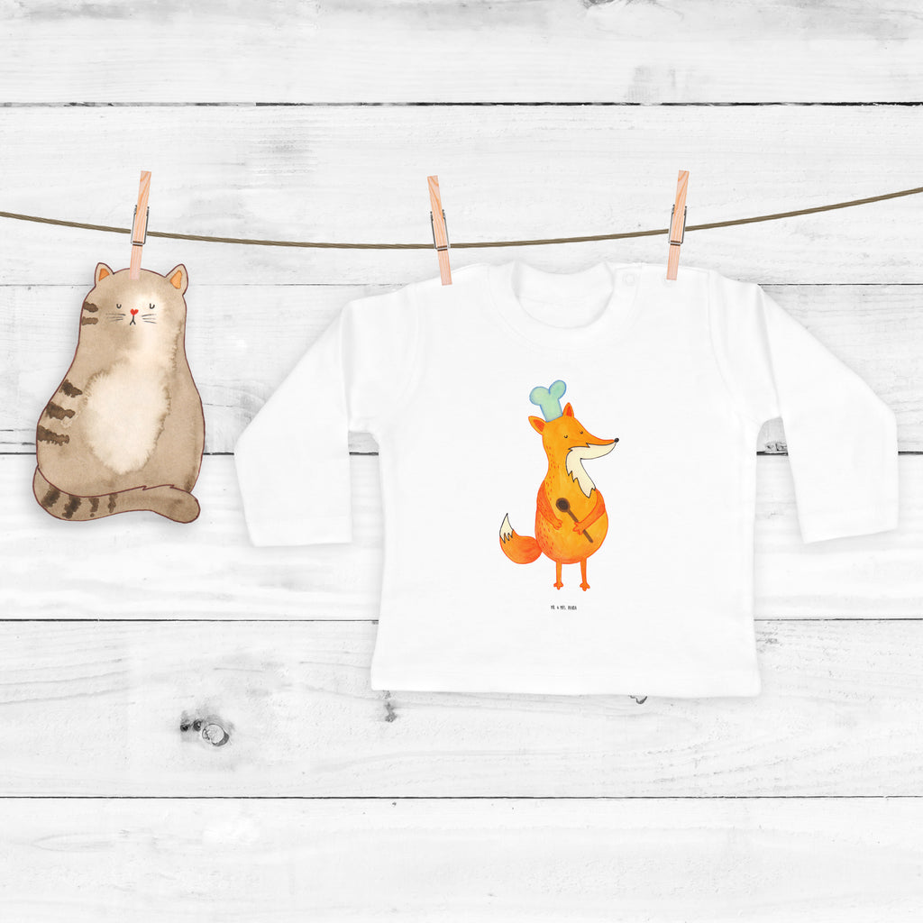 12-18 Monate Baby Longsleeve Fuchs Koch Mädchen, Jungen, Baby, Langarm, Bio, Kleidung, Fuchs, Füchse, Koch Geschenk, Küche Spruch, Küche Deko, Köche, Bäcker, Party Spruch, Spruch lustig, witzig