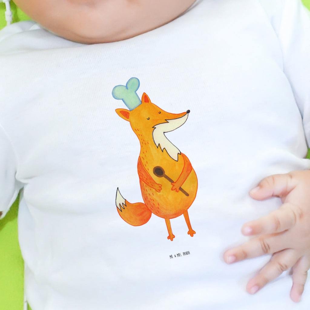 12-18 Monate Baby Longsleeve Fuchs Koch Mädchen, Jungen, Baby, Langarm, Bio, Kleidung, Fuchs, Füchse, Koch Geschenk, Küche Spruch, Küche Deko, Köche, Bäcker, Party Spruch, Spruch lustig, witzig