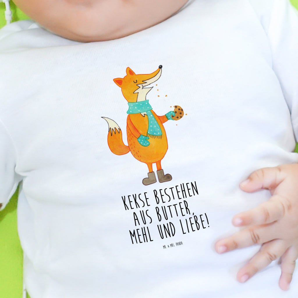 12-18 Monate Baby Longsleeve Fuchs Keks Mädchen, Jungen, Baby, Langarm, Bio, Kleidung, Fuchs, Füchse, Backen Spruch, Kekse, Winter, Weihnachtszeit, Plätzchen, Liebe, Küche Deko