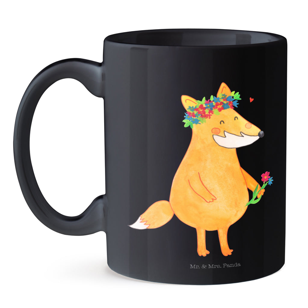 Tasse Fuchs Blumenliebe Fuchs, Füchse, Fox, Liebe, Freundin, Fuchsmädchen, Blumenmädchen, Freundinnen, Liebesbeweis, Blume, Blumen, Motivation, Freude, ich, mich, Selbstliebe, Freude Becher, Kaffeetasse, Kaffeebecher, Tee, Frühstück, Büro  Fuchs