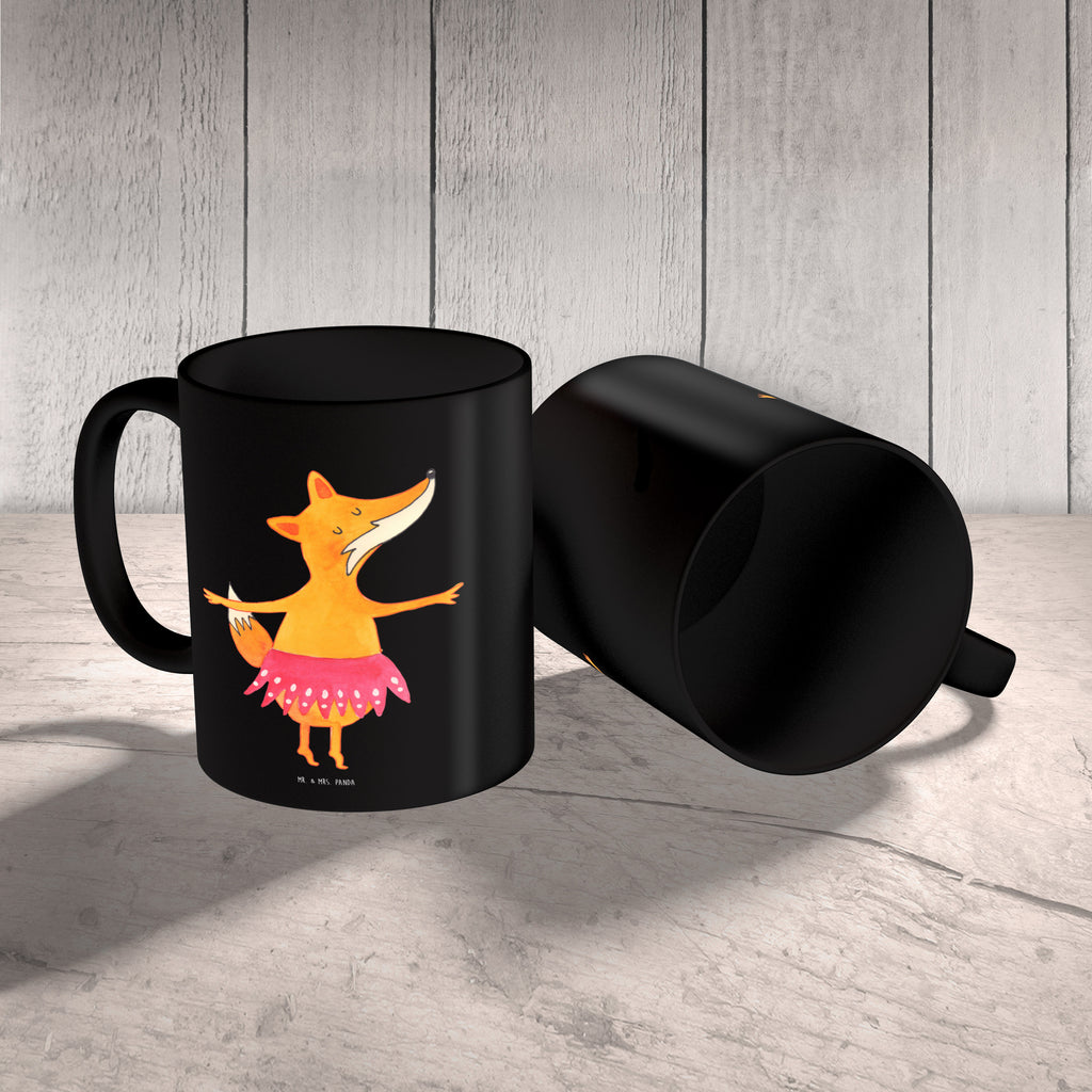 Tasse Fuchs Ballerina Fuchs, Fuchs Spruch, Füchse, Füchsin, Ballerina, Ballett, Tänzerin, Tanzen, Party, Einladung, Geburtstag Becher, Kaffeetasse, Kaffeebecher, Tee, Frühstück, Büro  Fuchs