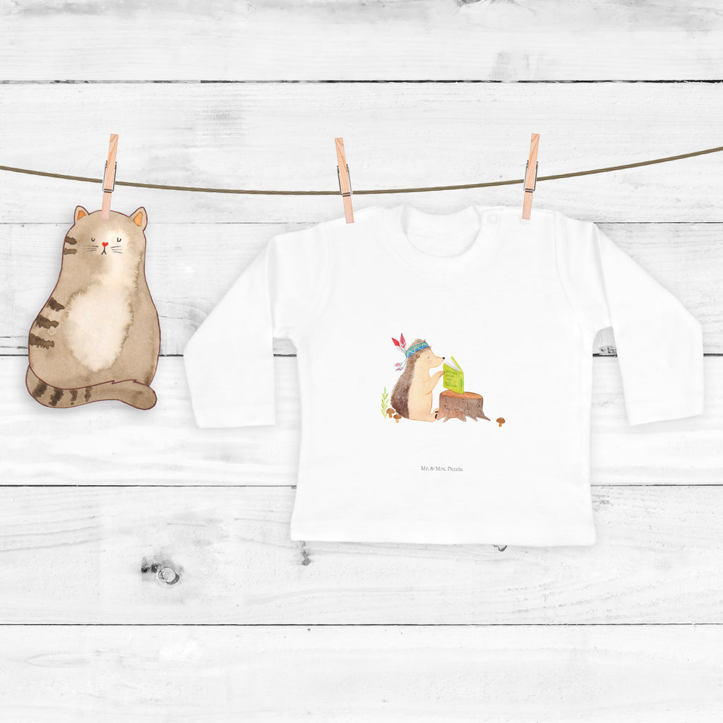 18-24 Monate Baby Longsleeve Igel Indianer Mädchen, Jungen, Baby, Langarm, Bio, Kleidung, Longsleeve, Waldtiere, Tiere, Igel, Indianer, Abenteuer, Lagerfeuer, Camping
