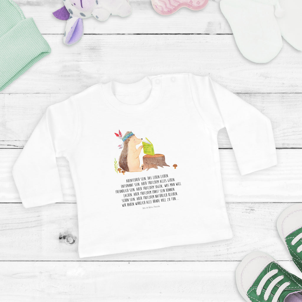 18-24 Monate Baby Longsleeve Igel Indianer Mädchen, Jungen, Baby, Langarm, Bio, Kleidung, Longsleeve, Waldtiere, Tiere, Igel, Indianer, Abenteuer, Lagerfeuer, Camping