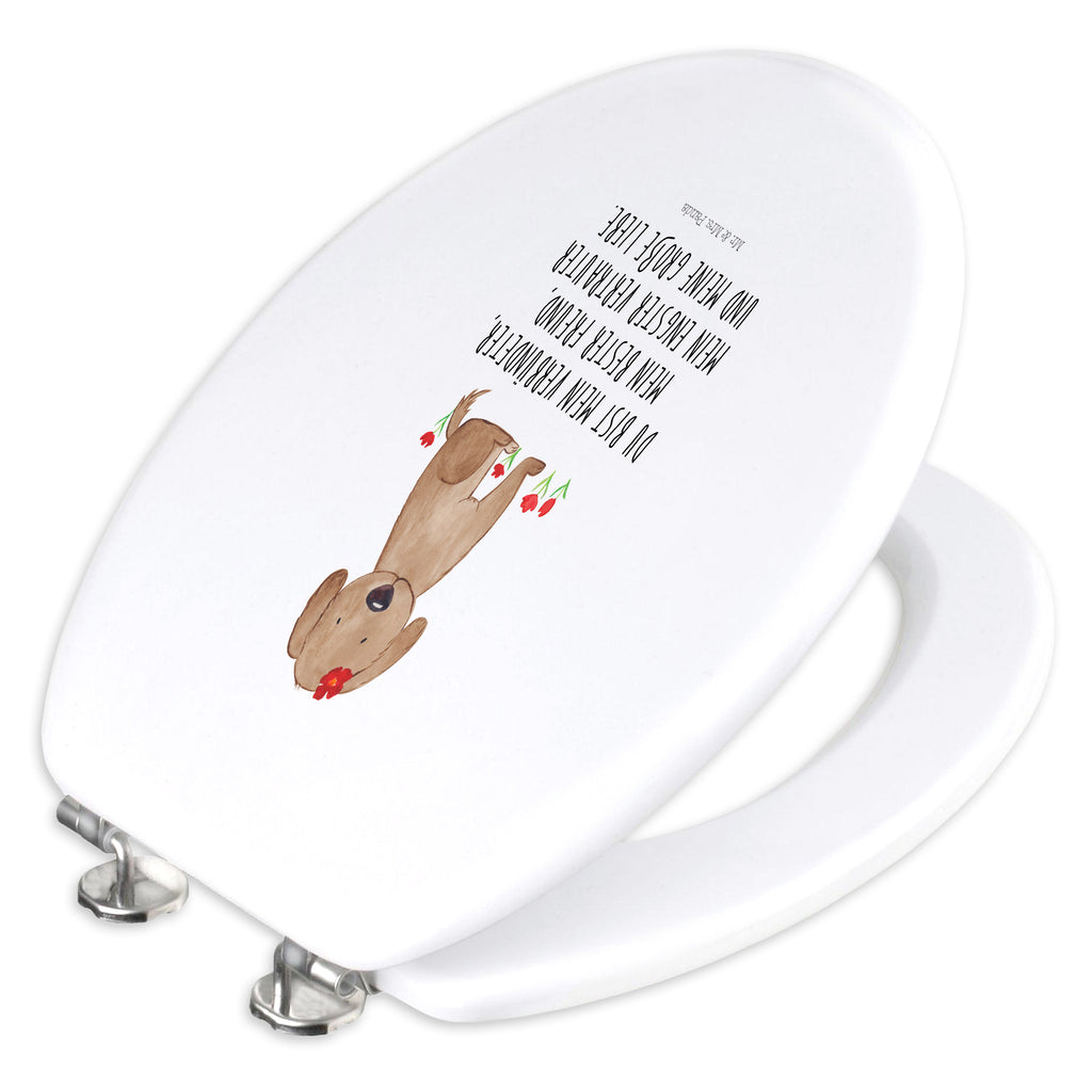Motiv WC Sitz Hund Hundedame Klobrille, Klodeckel, Toilettendeckel, WC-Sitz, Toilette, Hund, Hundemotiv, Haustier, Hunderasse, Tierliebhaber, Hundebesitzer, Sprüche, Hunde, Hundeliebe, Hundeglück, Liebe, Frauchen