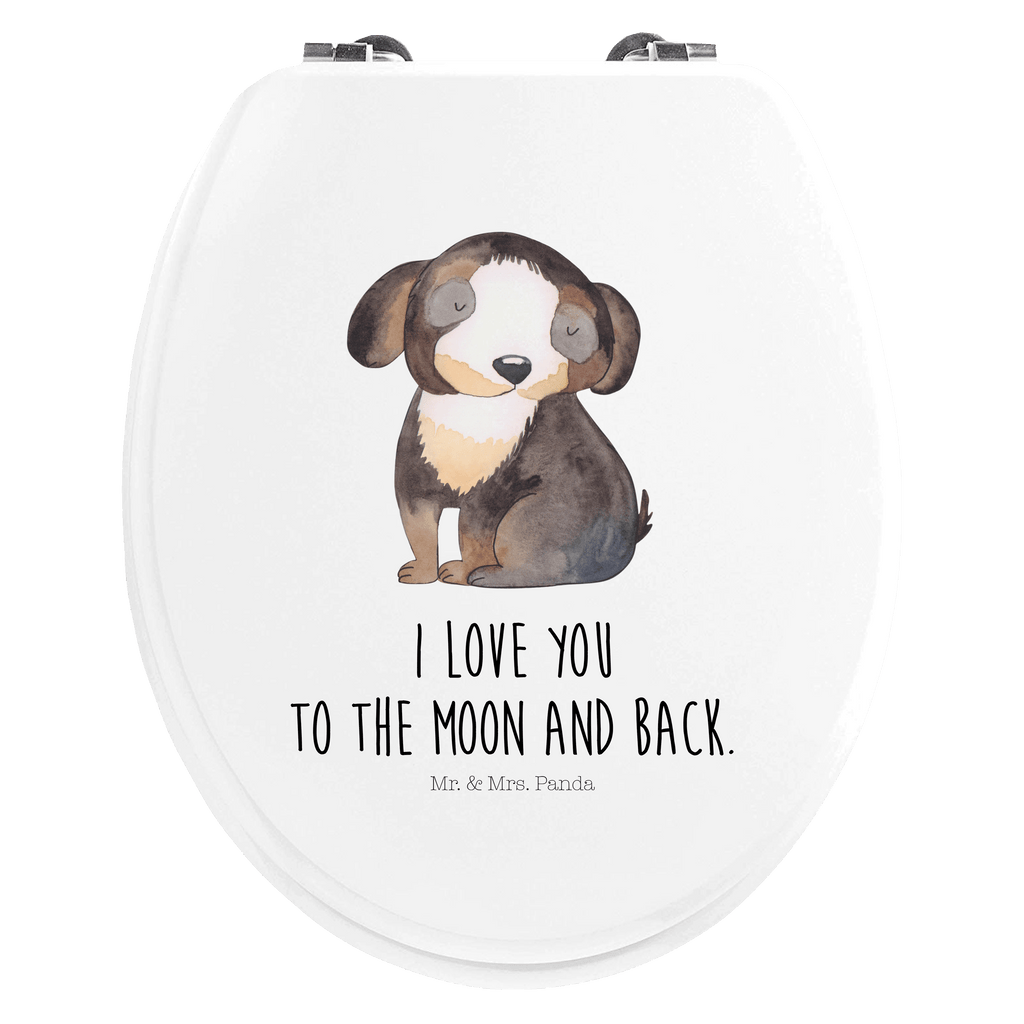 Motiv WC Sitz Hund entspannt Klobrille, Klodeckel, Toilettendeckel, WC-Sitz, Toilette, Hund, Hundemotiv, Haustier, Hunderasse, Tierliebhaber, Hundebesitzer, Sprüche, schwarzer Hund, Hundeliebe, Liebe, Hundeglück