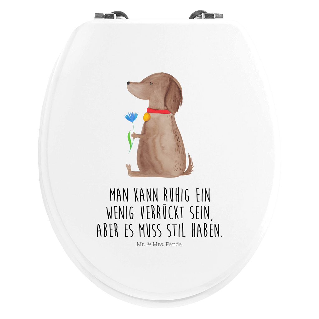 Motiv WC Sitz Hund Blume Klobrille, Klodeckel, Toilettendeckel, WC-Sitz, Toilette, Hund, Hundemotiv, Haustier, Hunderasse, Tierliebhaber, Hundebesitzer, Sprüche, Hunde, Frauchen, Hundeliebe
