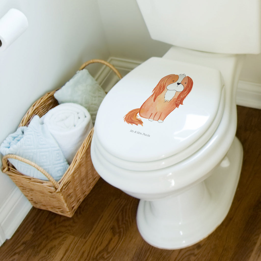 Motiv WC Sitz Cavalier King Charles Spaniel Klobrille, Klodeckel, Toilettendeckel, WC-Sitz, Toilette, Hund, Hundemotiv, Haustier, Hunderasse, Tierliebhaber, Hundebesitzer, Sprüche, Cavalier King Charles Spaniel, Cockerspaniel, Spaniel, Spruch, schönster Hund