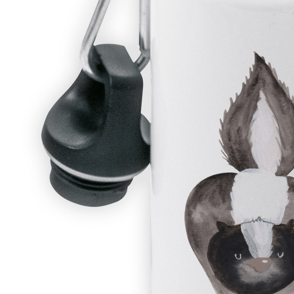 Kindertrinkflasche Stinktier Angriff Kindertrinkflasche, Kinder Trinkflasche, Trinkflasche, Flasche, Kinderflasche, Kinder, Kids, Kindergarten Flasche, Grundschule, Jungs, Mädchen, Stinktier, Skunk, Wildtier, Raubtier, Stinker, Stinki, wütend, Drohung