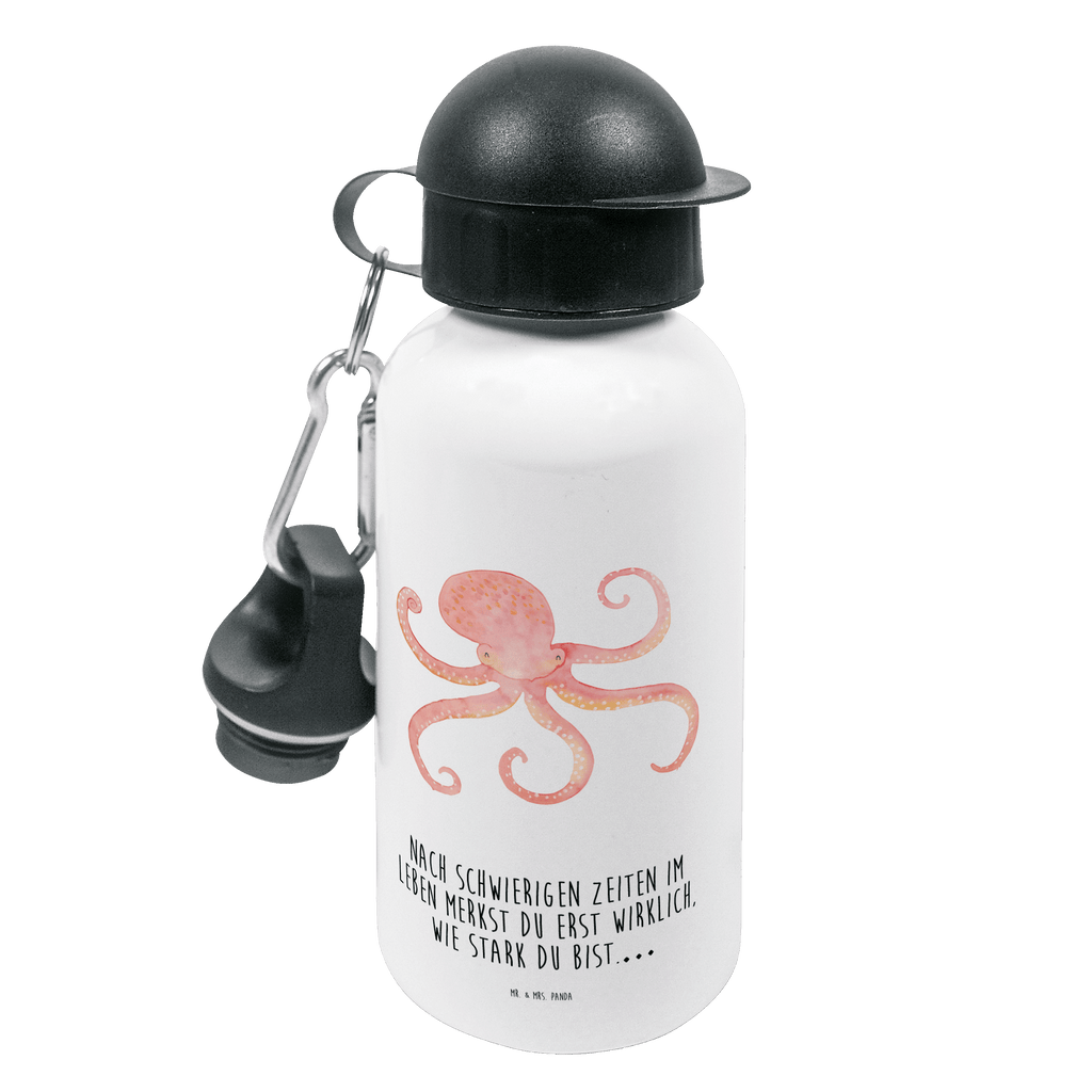 Kindertrinkflasche Tintenfisch Kindertrinkflasche, Kinder Trinkflasche, Trinkflasche, Flasche, Kinderflasche, Kinder, Kids, Kindergarten Flasche, Grundschule, Jungs, Mädchen, Tiermotive, Gute Laune, lustige Sprüche, Tiere, Meer, Meerestier, Krake, Tintenfisch, Arme, Wasser, Ozean