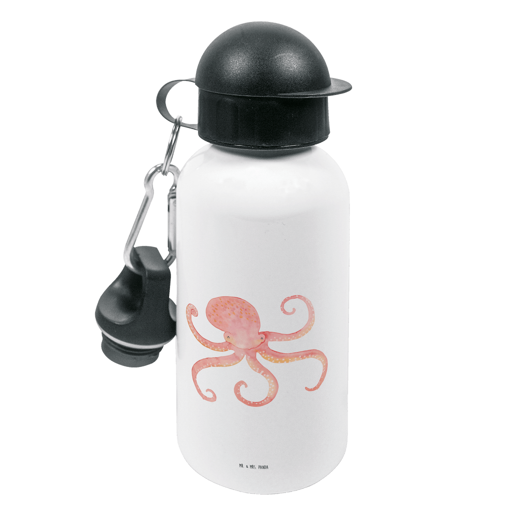 Kindertrinkflasche Tintenfisch Kindertrinkflasche, Kinder Trinkflasche, Trinkflasche, Flasche, Kinderflasche, Kinder, Kids, Kindergarten Flasche, Grundschule, Jungs, Mädchen, Tiermotive, Gute Laune, lustige Sprüche, Tiere, Meer, Meerestier, Krake, Tintenfisch, Arme, Wasser, Ozean