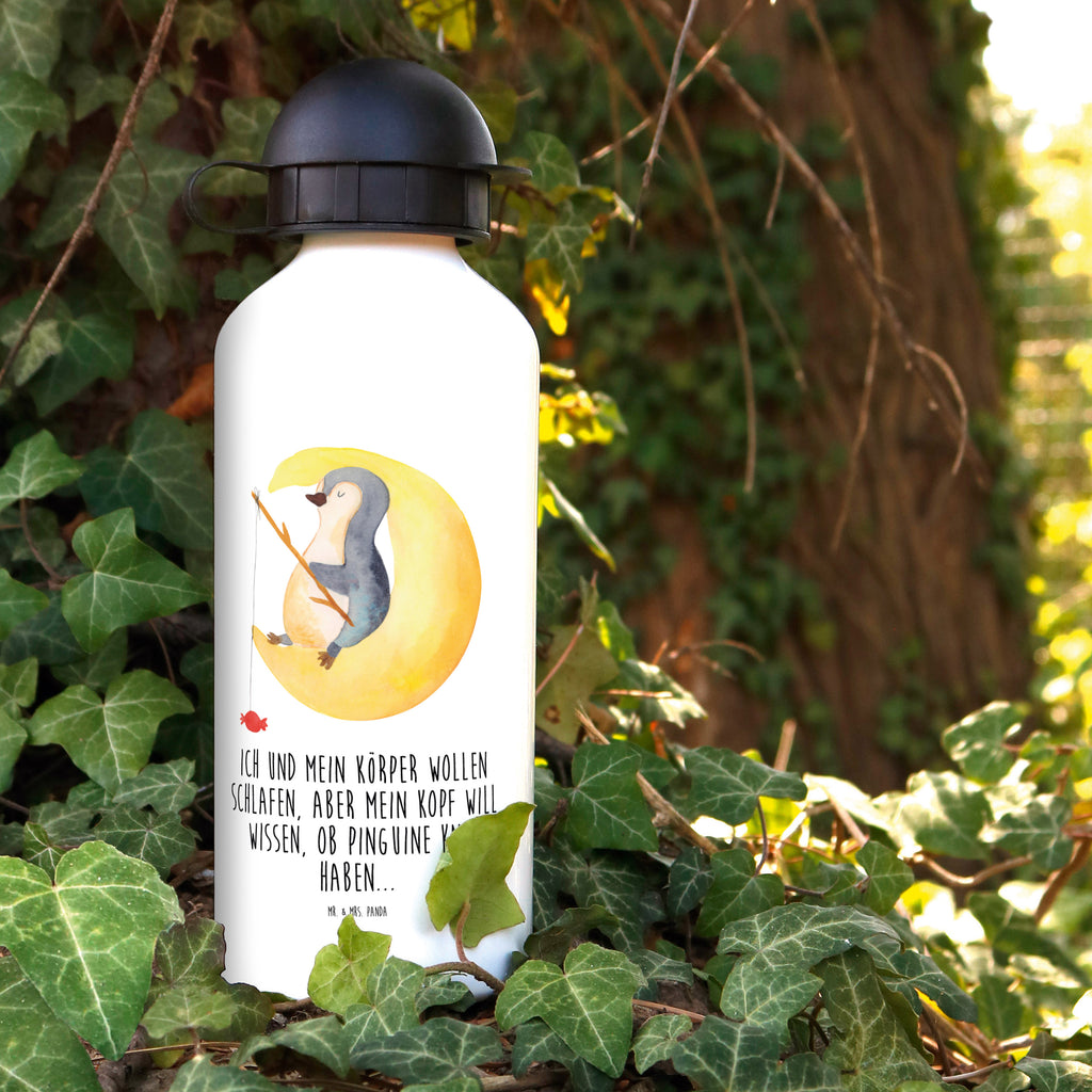 Kindertrinkflasche Pinguin Mond Kindertrinkflasche, Kinder Trinkflasche, Trinkflasche, Flasche, Kinderflasche, Kinder, Kids, Kindergarten Flasche, Grundschule, Jungs, Mädchen, Pinguin, Pinguine, Spruch, schlafen, Nachtruhe, Einschlafen, Schlafzimmer, Schlafstörungen, Gästezimmer