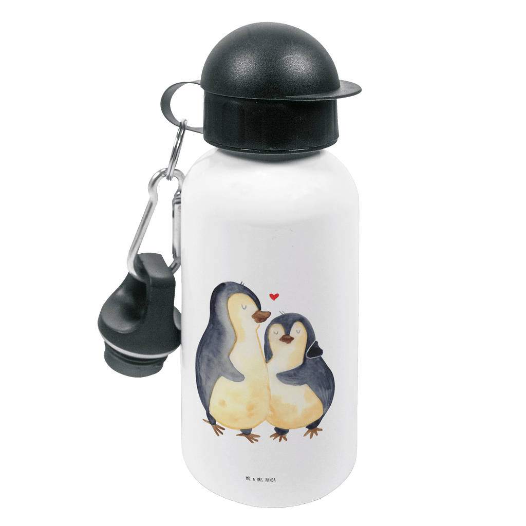 Kindertrinkflasche Pinguin umarmend Kindertrinkflasche, Kinder Trinkflasche, Trinkflasche, Flasche, Kinderflasche, Kinder, Kids, Kindergarten Flasche, Grundschule, Jungs, Mädchen, Pinguin, Liebe, Liebespaar, Liebesbeweis, Liebesgeschenk, Verlobung, Jahrestag, Hochzeitstag, Hochzeit, Hochzeitsgeschenk