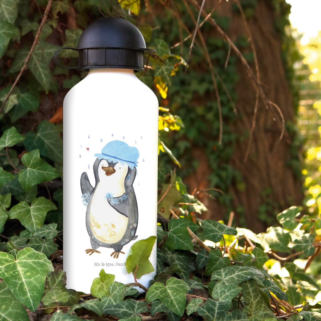 Kindertrinkflasche Pinguin duscht Kindertrinkflasche, Kinder Trinkflasche, Trinkflasche, Flasche, Kinderflasche, Kinder, Kids, Kindergarten Flasche, Grundschule, Jungs, Mädchen, Pinguin, Pinguine, Dusche, duschen, Lebensmotto, Motivation, Neustart, Neuanfang, glücklich sein