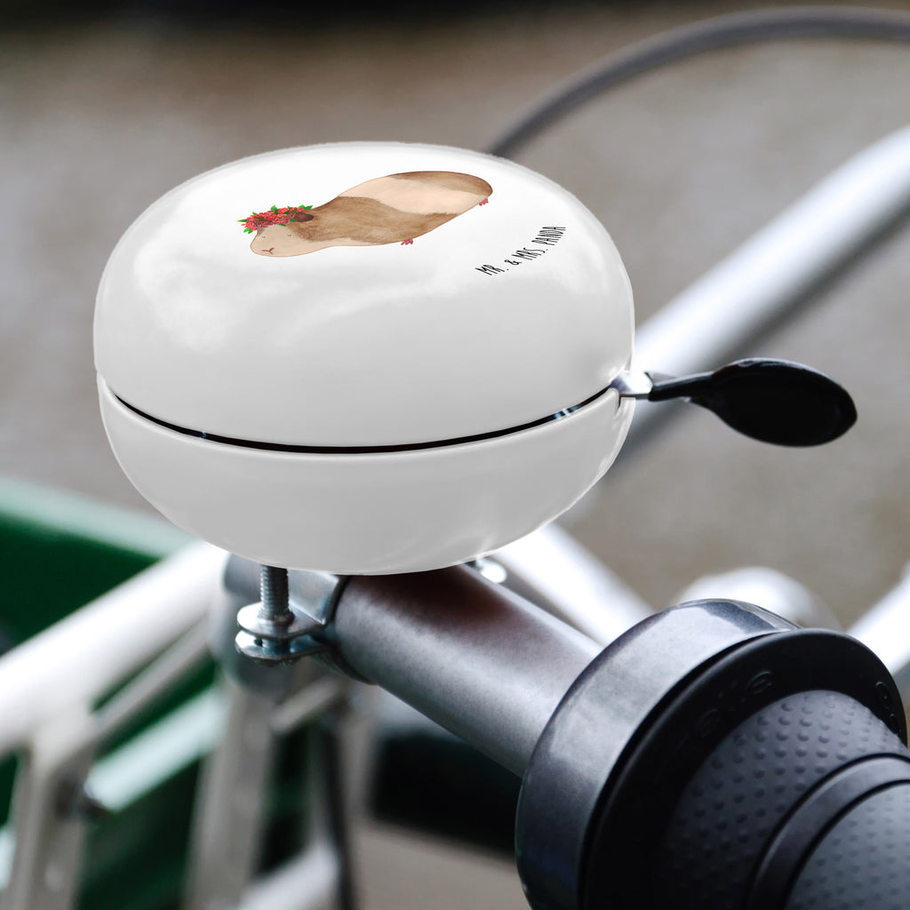 XL Fahrradklingel Meerschweinchen weise Fahrradklingel, Fahrradglocke, Fahrrad, Mountainbike, Lenker, Laut, Motiv, Klang, Tiermotive, Gute Laune, lustige Sprüche, Tiere, Meerschweinchen, Meerie, Meeries, Wunder, Blumenkind, Realität, Spruch, Weisheit, Motivation, Wunderland