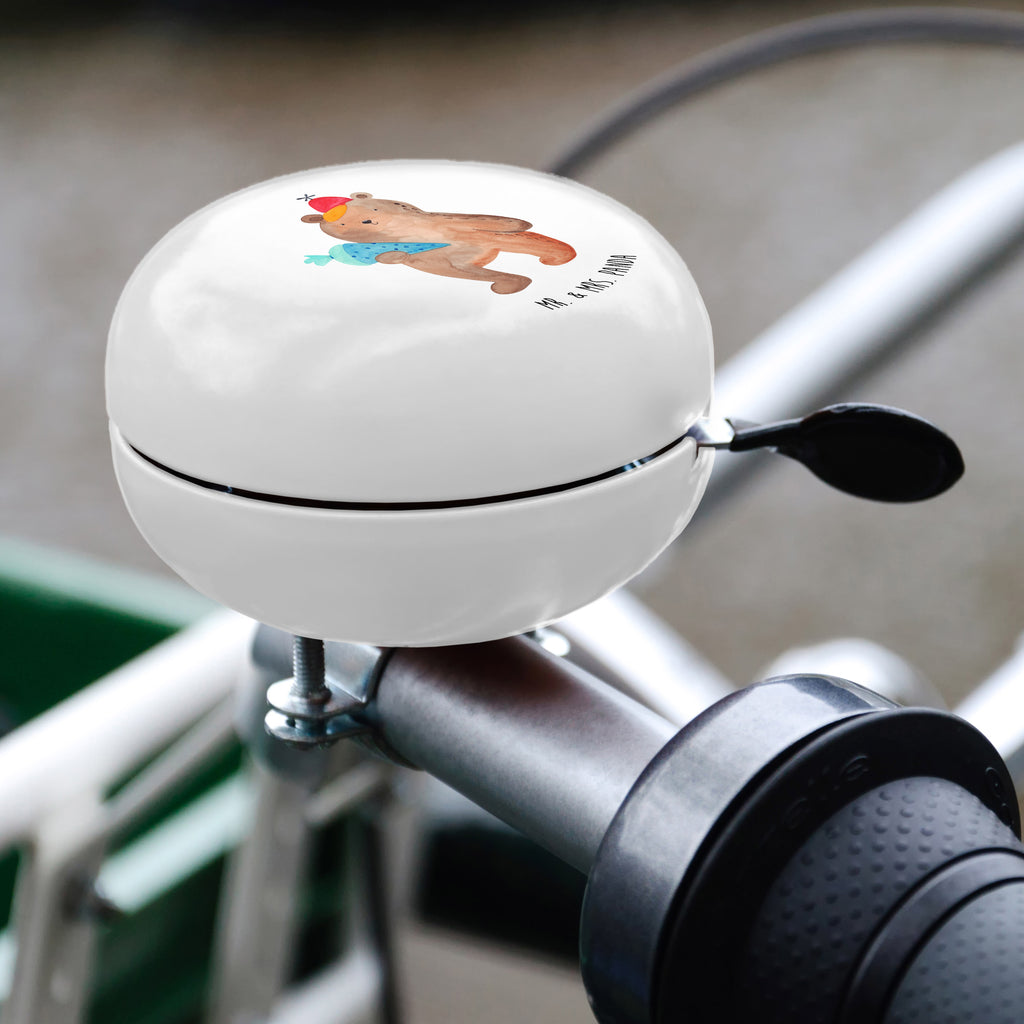 XL Fahrradklingel Bär mit Schultüte Fahrradklingel, Fahrradglocke, Fahrrad, Mountainbike, Lenker, Laut, Motiv, Klang, Bär, Teddy, Teddybär, Bär Motiv, Schultüte, Erster Schultag Geschenk, Einschulung Geschenk, Schule Geschenk, Grundschule, Schulanfang, Schulbeginn