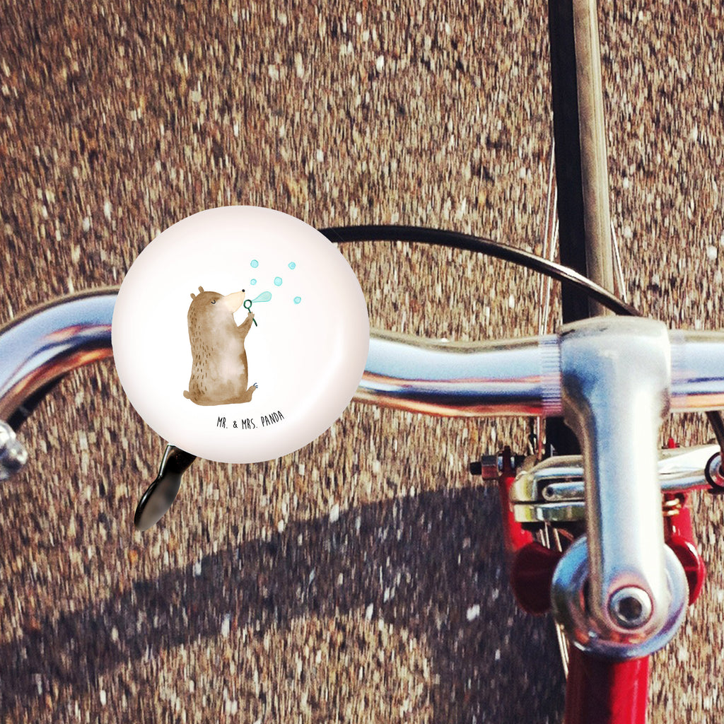 XL Fahrradklingel Bär Seifenblasen Fahrradklingel, Fahrradglocke, Fahrrad, Mountainbike, Lenker, Laut, Motiv, Klang, Bär, Teddy, Teddybär, Seifenblasen Bär Lustig Sein Glücklich Traurig Happy