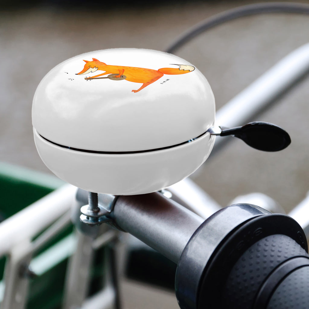 XL Fahrradklingel Fuchs Gitarre Fahrradklingel, Fahrradglocke, Fahrrad, Mountainbike, Lenker, Laut, Motiv, Klang, Fuchs, Füchse, Geschenk Musiker, Musik Spruch, Musikerin, Sänger, Sängerin, Gitarre