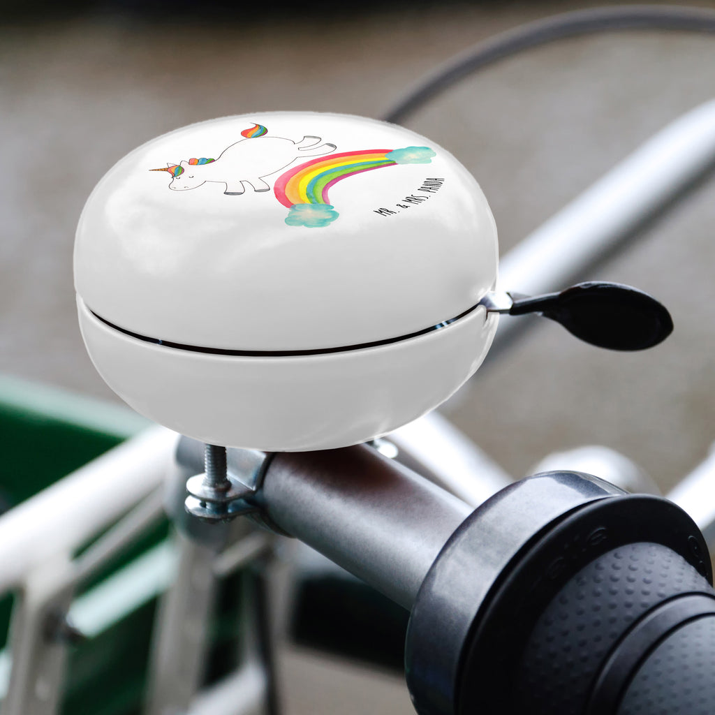 XL Fahrradklingel Einhorn Regenbogen Fahrradklingel, Fahrradglocke, Fahrrad, Mountainbike, Lenker, Laut, Motiv, Klang, Einhorn, Einhörner, Einhorn Deko, Pegasus, Unicorn, Regenbogen, Glitzer, Einhornpower, Erwachsenwerden, Einhornautobahn