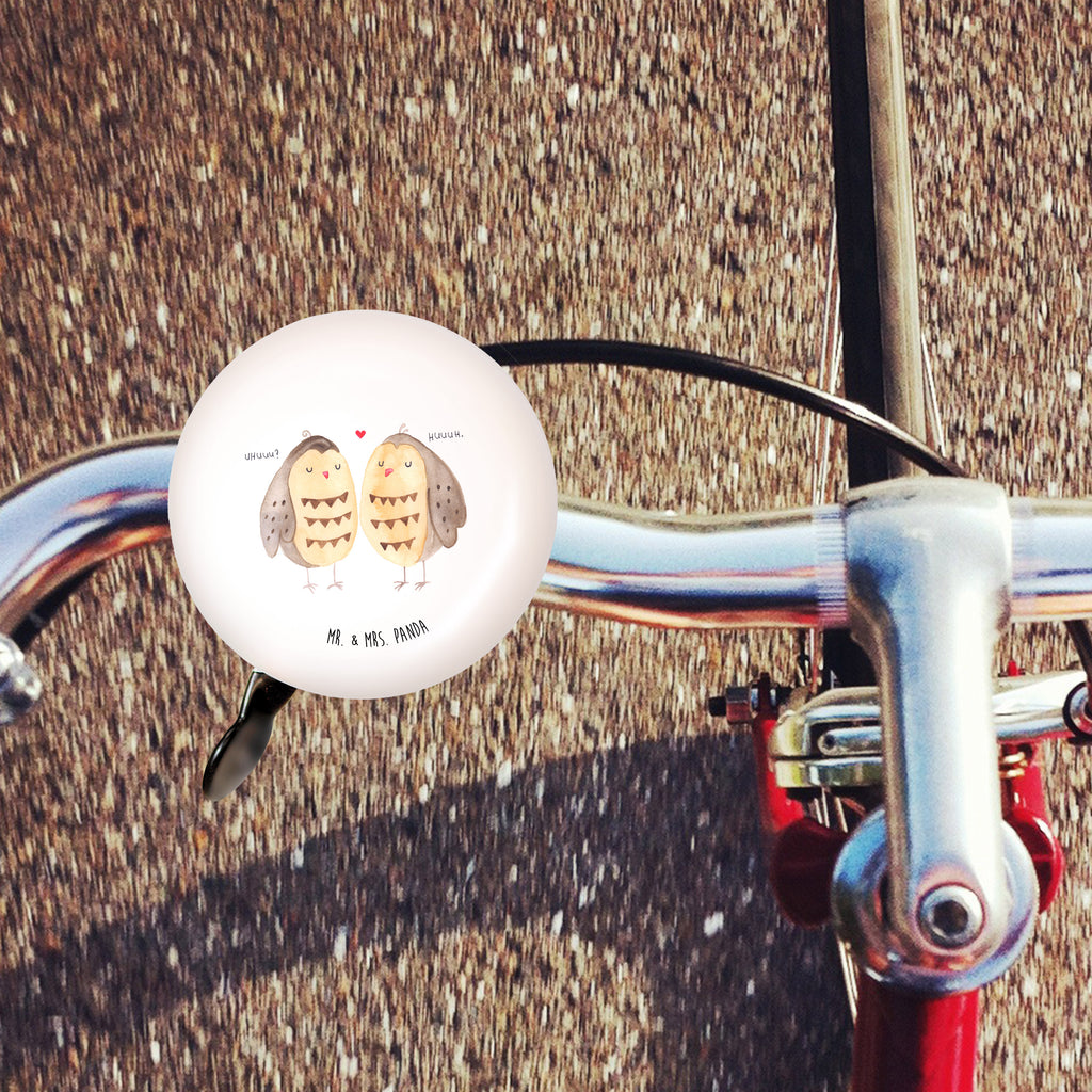 XL Fahrradklingel Eule Liebe Fahrradklingel, Fahrradglocke, Fahrrad, Mountainbike, Lenker, Laut, Motiv, Klang, Eule, Eule Deko, Liebe, Hochzeit Spruch, Owl, All you need is love, Liebe Spruch, Freundin Geschenk, Freund, Wortspiel lustig
