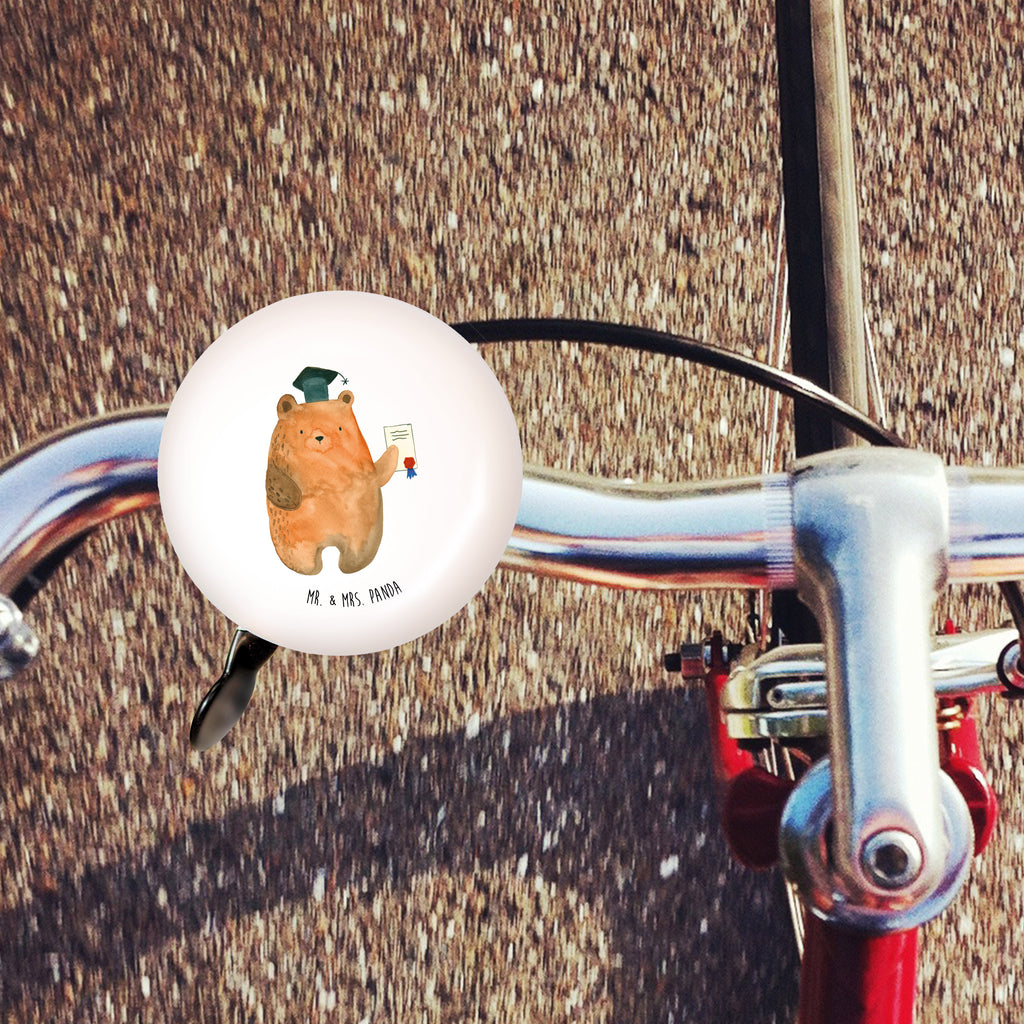 XL Fahrradklingel Prüfungsbär Fahrradklingel, Fahrradglocke, Fahrrad, Mountainbike, Lenker, Laut, Motiv, Klang, Bär, Teddy, Teddybär, Abitur, Prüfungen, Prüfung bestanden, Abschluss, Zeugnis, Abschlusszeugnis