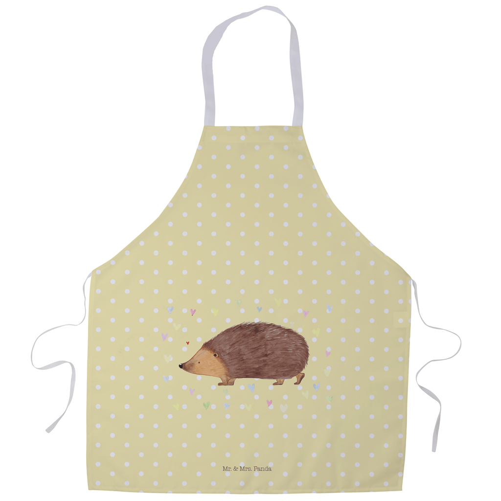 Kochschürze Igel Herzen Schürze, Backschürze, Küchenschürze, Grillschürze, Latzschürze, Tiermotive, Gute Laune, lustige Sprüche, Tiere, Liebe, Herz, Herzen, Igel, Vertrauen, Kuss, Leben