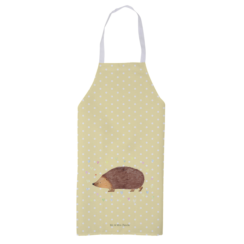 Kochschürze Igel Herzen Schürze, Backschürze, Küchenschürze, Grillschürze, Latzschürze, Tiermotive, Gute Laune, lustige Sprüche, Tiere, Liebe, Herz, Herzen, Igel, Vertrauen, Kuss, Leben