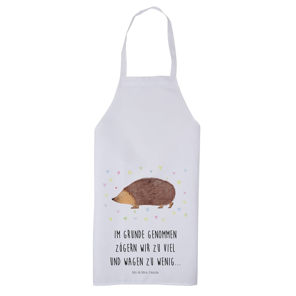 Kochschürze Igel Herzen Schürze, Backschürze, Küchenschürze, Grillschürze, Latzschürze, Tiermotive, Gute Laune, lustige Sprüche, Tiere, Liebe, Herz, Herzen, Igel, Vertrauen, Kuss, Leben