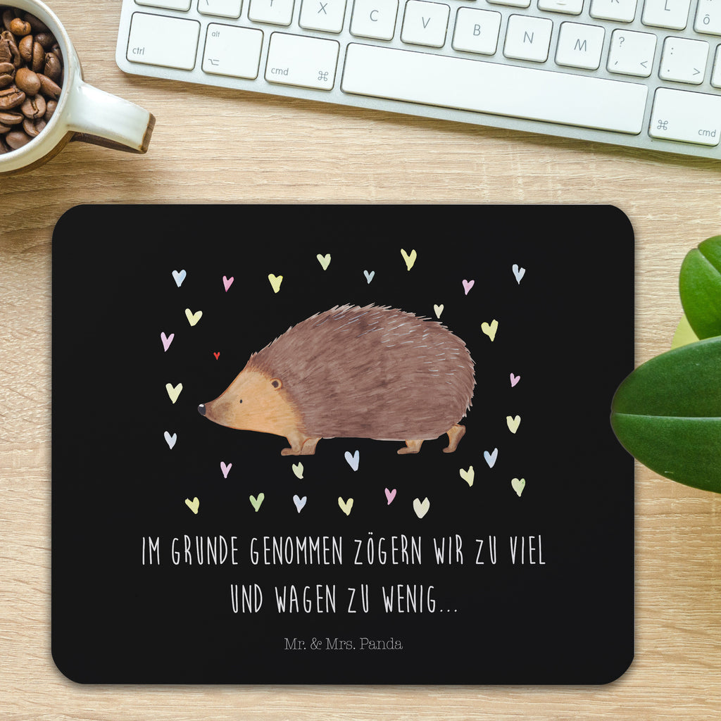 Mauspad Igel Herzen Mousepad, Computer zubehör, Büroausstattung, PC Zubehör, Arbeitszimmer, Mauspad, Einzigartiges Mauspad, Designer Mauspad, Tiermotive, Gute Laune, lustige Sprüche, Tiere, Liebe, Herz, Herzen, Igel, Vertrauen, Kuss, Leben