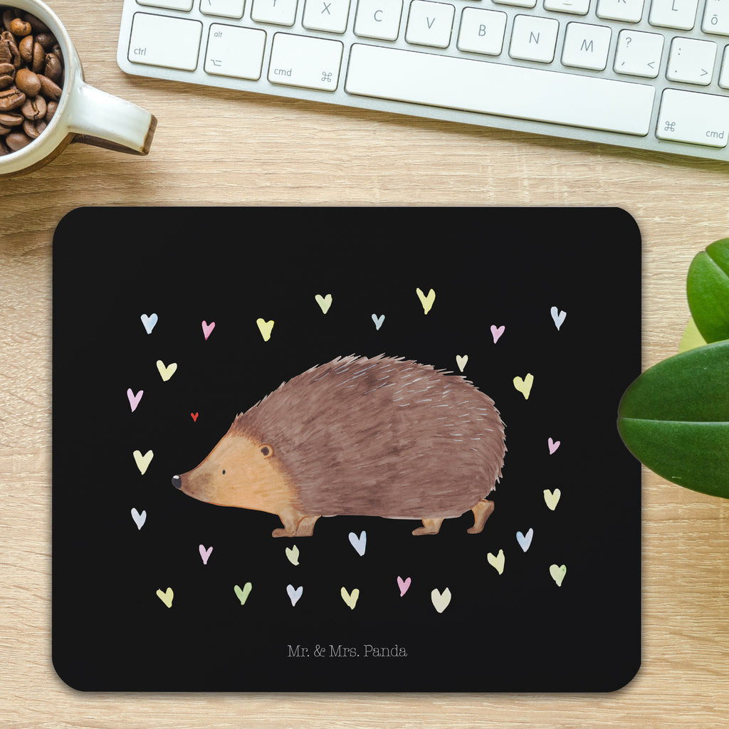 Mauspad Igel Herzen Mousepad, Computer zubehör, Büroausstattung, PC Zubehör, Arbeitszimmer, Mauspad, Einzigartiges Mauspad, Designer Mauspad, Tiermotive, Gute Laune, lustige Sprüche, Tiere, Liebe, Herz, Herzen, Igel, Vertrauen, Kuss, Leben