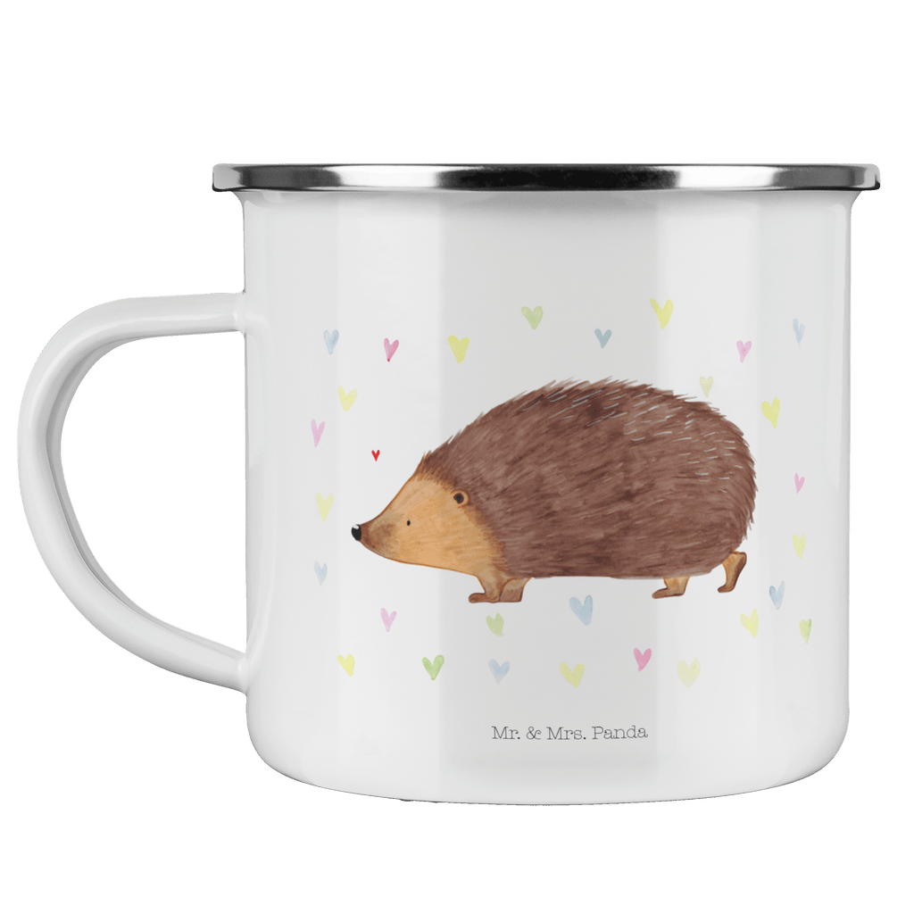 Camping Emaille Tasse Igel Herzen Campingtasse, Trinkbecher, Metalltasse, Outdoor Tasse, Emaille Trinkbecher, Blechtasse Outdoor, Emaille Campingbecher, Edelstahl Trinkbecher, Metalltasse für Camping, Kaffee Blechtasse, Camping Tasse Metall, Tiermotive, Gute Laune, lustige Sprüche, Tiere, Liebe, Herz, Herzen, Igel, Vertrauen, Kuss, Leben