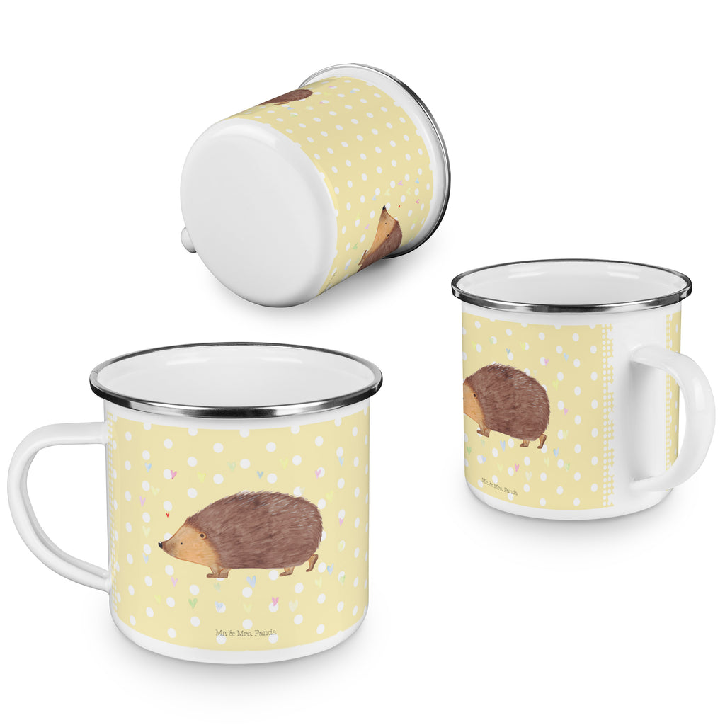Camping Emaille Tasse Igel Herzen Campingtasse, Trinkbecher, Metalltasse, Outdoor Tasse, Emaille Trinkbecher, Blechtasse Outdoor, Emaille Campingbecher, Edelstahl Trinkbecher, Metalltasse für Camping, Kaffee Blechtasse, Camping Tasse Metall, Tiermotive, Gute Laune, lustige Sprüche, Tiere, Liebe, Herz, Herzen, Igel, Vertrauen, Kuss, Leben
