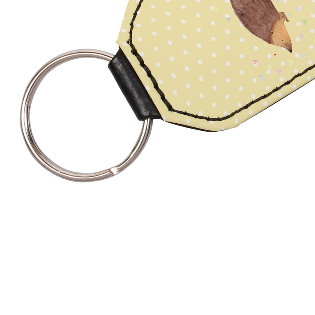 Rechteckig Schlüsselanhänger Igel Herzen Schlüsselanhänger, Anhänger, Taschenanhänger, Glücksbringer, Schutzengel, Tiermotive, Gute Laune, lustige Sprüche, Tiere, Liebe, Herz, Herzen, Igel, Vertrauen, Kuss, Leben