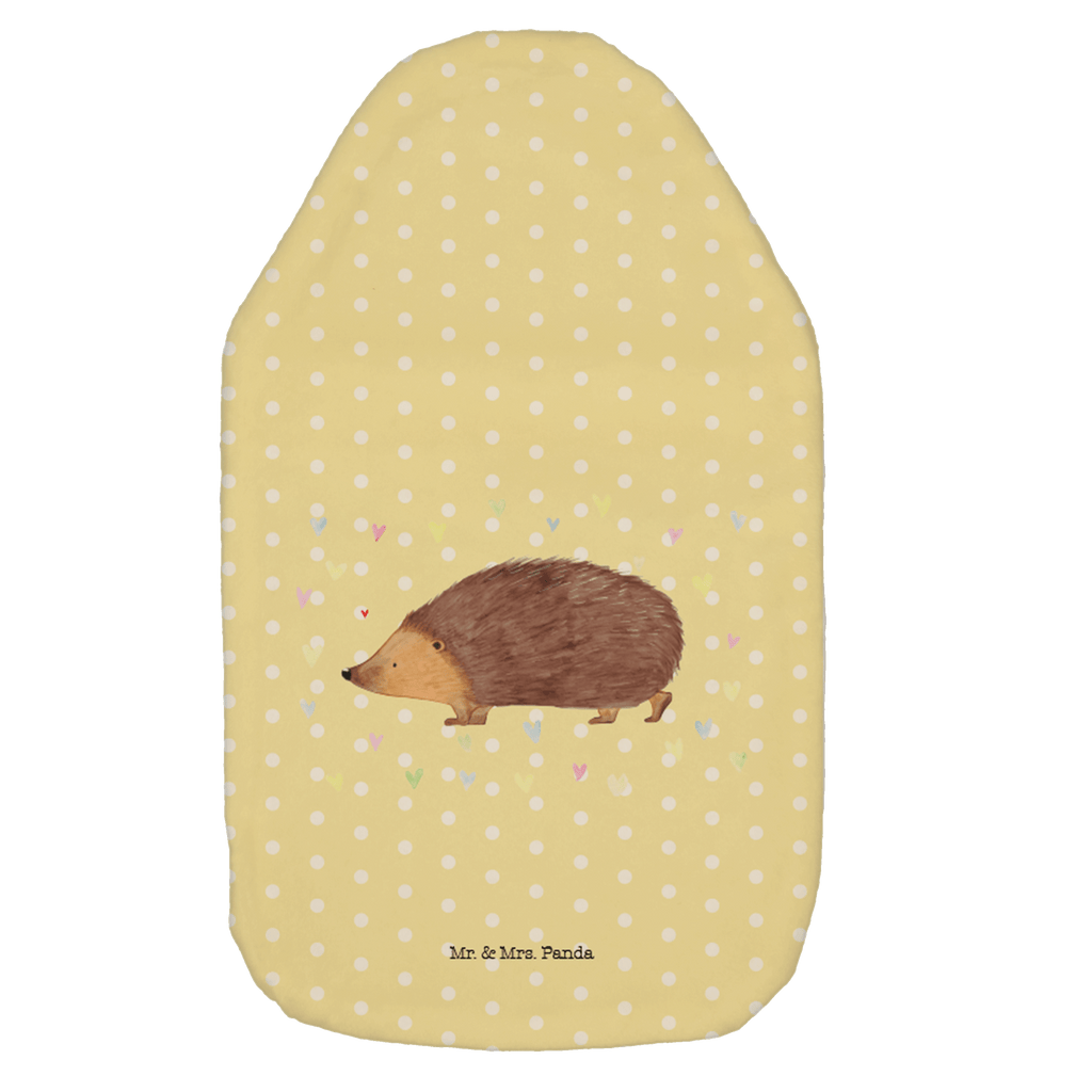 Wärmflasche Igel Herzen Wärmekissen, Kinderwärmflasche, Körnerkissen, Wärmflaschenbezug, Wärmflasche mit Bezug, Tiermotive, Gute Laune, lustige Sprüche, Tiere, Liebe, Herz, Herzen, Igel, Vertrauen, Kuss, Leben
