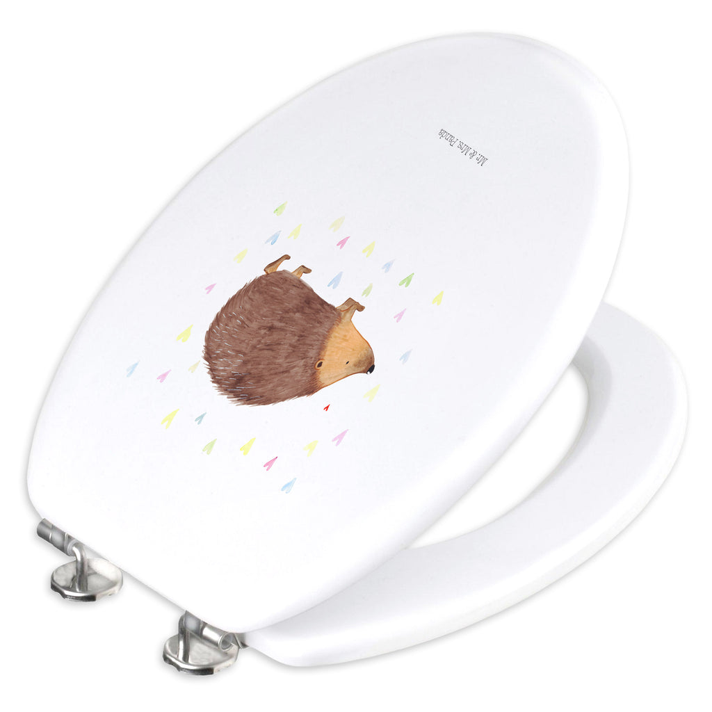 Motiv WC Sitz Igel Herzen Klobrille, Klodeckel, Toilettendeckel, WC-Sitz, Toilette, Tiermotive, Gute Laune, lustige Sprüche, Tiere, Liebe, Herz, Herzen, Igel, Vertrauen, Kuss, Leben