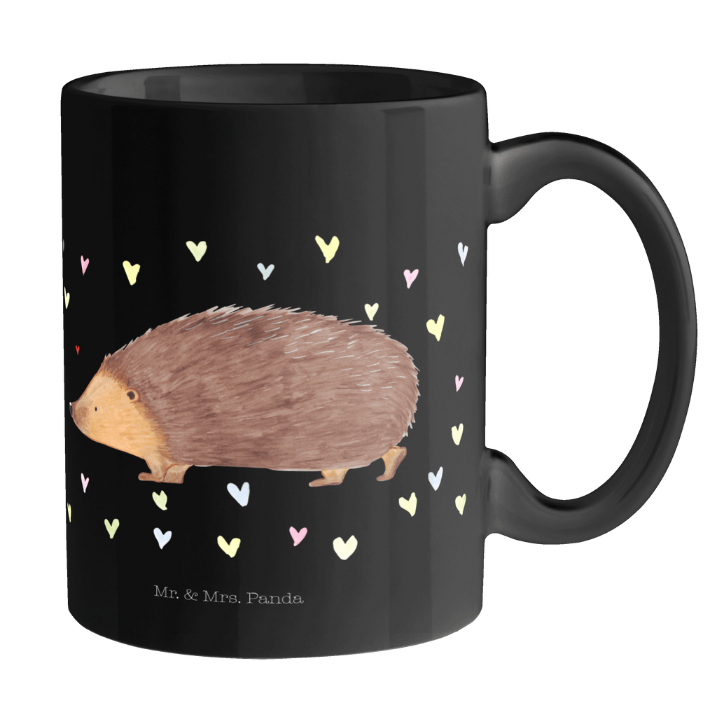 Tasse Igel Herzen Liebe, Herz, Herzen, Igel, Vertrauen, Kuss, Leben Becher, Kaffeetasse, Kaffeebecher, Tee, Frühstück, Büro  süße Tiermotive, gute Laune, lustige Sprüche, Tiere