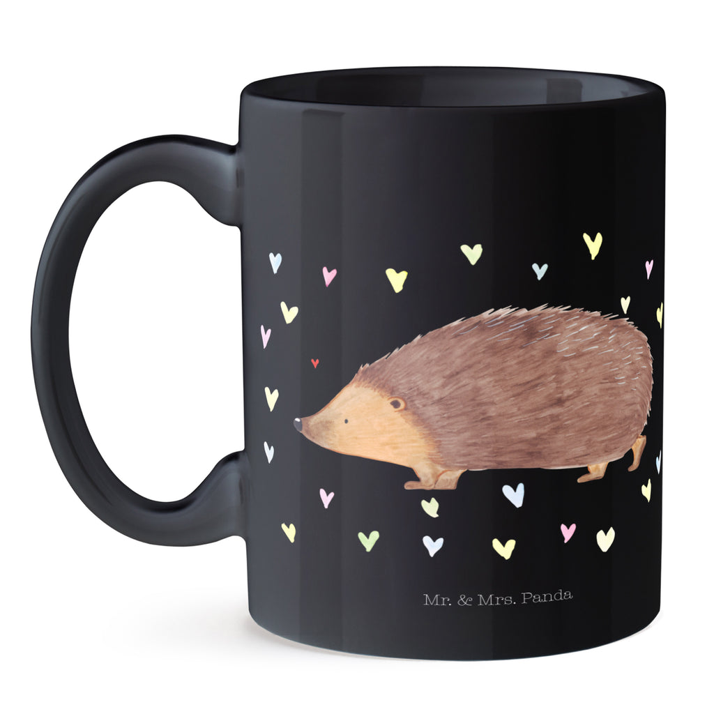 Tasse Igel Herzen Liebe, Herz, Herzen, Igel, Vertrauen, Kuss, Leben Becher, Kaffeetasse, Kaffeebecher, Tee, Frühstück, Büro  süße Tiermotive, gute Laune, lustige Sprüche, Tiere