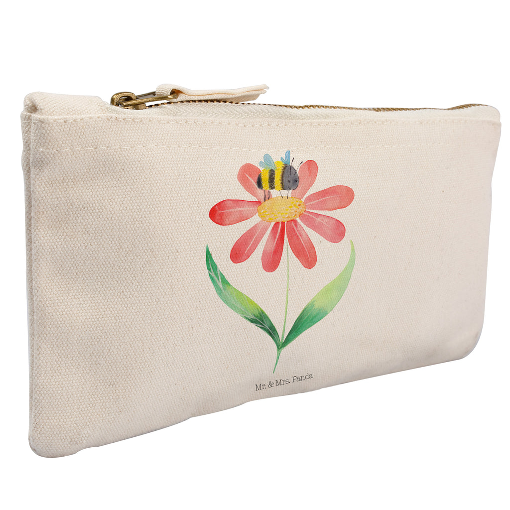 Schminktasche Hummel Blume Schminktasche, Kosmetiktasche, Kosmetikbeutel, Stiftemäppchen, Etui, Federmappe, Makeup, XXL, Schminketui, Kosmetiketui, Schlamperetui, Tiermotive, Gute Laune, lustige Sprüche, Tiere, Hummel, Blume, Wespe, Flauschig, Natur, Feld, Hummeln, Biene