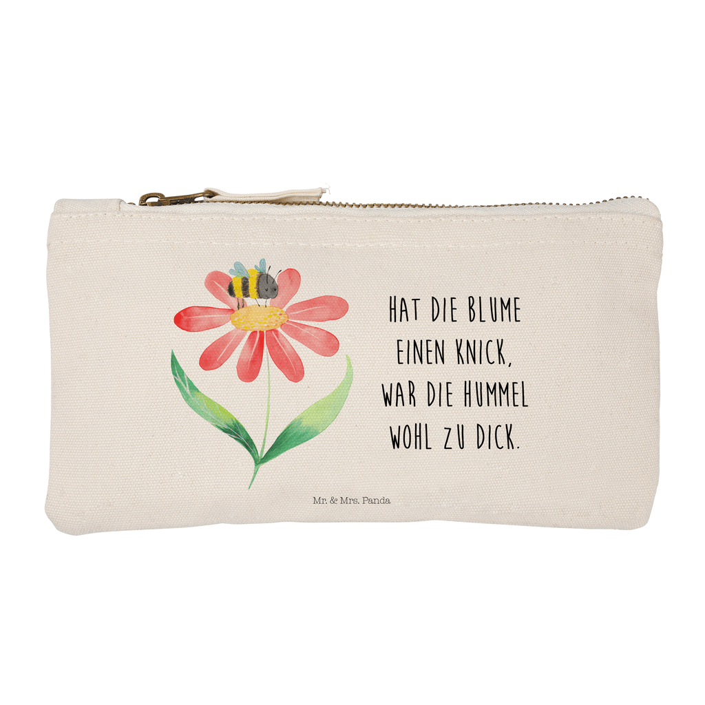 Schminktasche Hummel Blume Schminktasche, Kosmetiktasche, Kosmetikbeutel, Stiftemäppchen, Etui, Federmappe, Makeup, XXL, Schminketui, Kosmetiketui, Schlamperetui, Tiermotive, Gute Laune, lustige Sprüche, Tiere, Hummel, Blume, Wespe, Flauschig, Natur, Feld, Hummeln, Biene