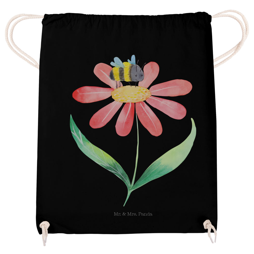 Sportbeutel Hummel Blume Turnbeutel, Beutel, Sporttasche, Tasche, Stoffbeutel, Tiermotive, Gute Laune, lustige Sprüche, Tiere, Hummel, Blume, Wespe, Flauschig, Natur, Feld, Hummeln, Biene