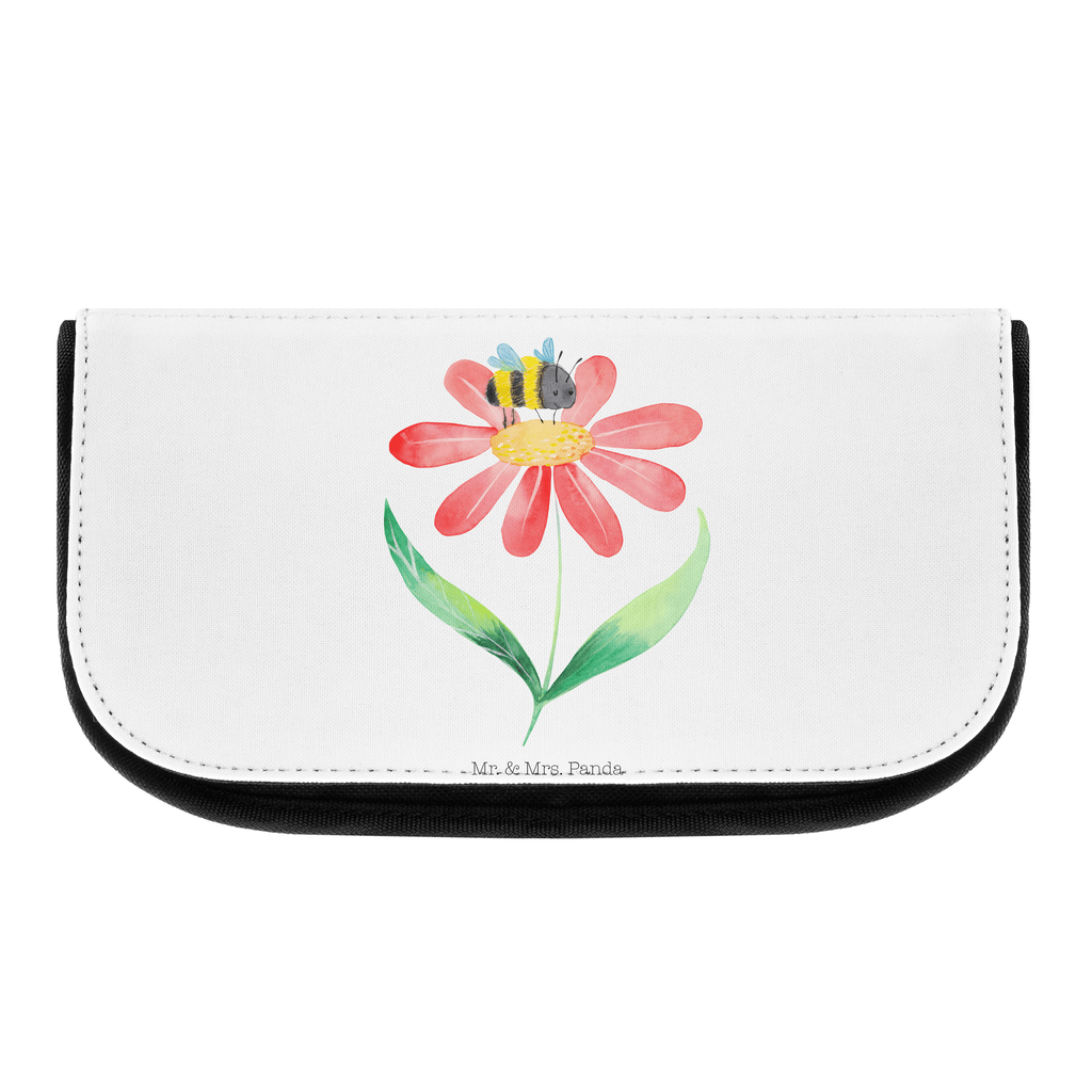 Kosmetiktasche Hummel Blume Kosmetikbeutel, Kulturtasche, Kulturbeutel, Schminktasche, Make-Up Tasche, Tiermotive, Gute Laune, lustige Sprüche, Tiere, Hummel, Blume, Wespe, Flauschig, Natur, Feld, Hummeln, Biene