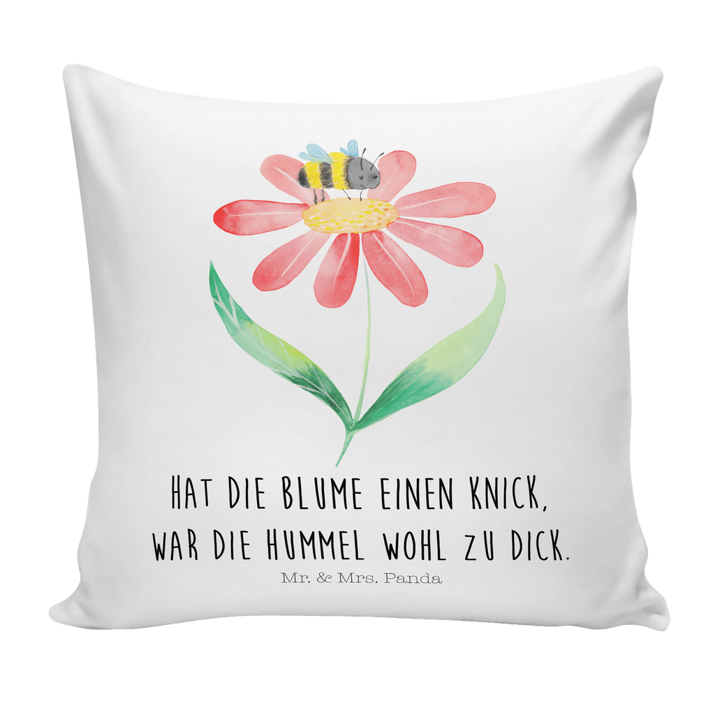 40x40 Kissen Hummel Blume Kissenhülle, Kopfkissen, Sofakissen, Dekokissen, Motivkissen, Tiermotive, Gute Laune, lustige Sprüche, Tiere, Hummel, Blume, Wespe, Flauschig, Natur, Feld, Hummeln, Biene