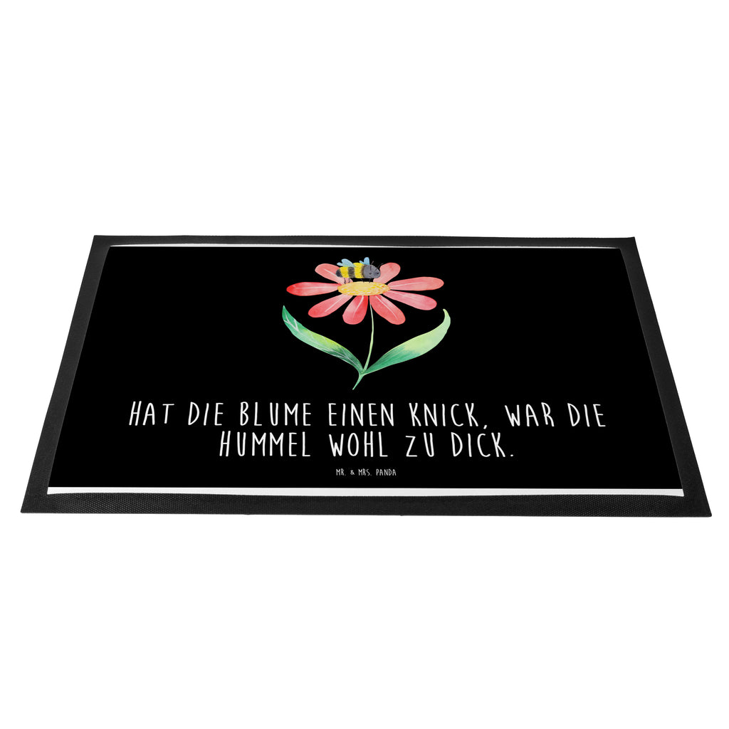 Fußmatte Hummel Blume Türvorleger, Schmutzmatte, Fußabtreter, Matte, Schmutzfänger, Fußabstreifer, Schmutzfangmatte, Türmatte, Motivfußmatte, Haustürmatte, Vorleger, Tiermotive, Gute Laune, lustige Sprüche, Tiere, Hummel, Blume, Wespe, Flauschig, Natur, Feld, Hummeln, Biene