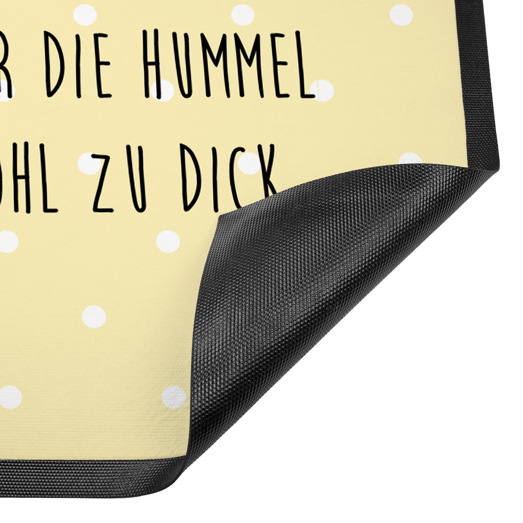 Fußmatte Hummel Blume Türvorleger, Schmutzmatte, Fußabtreter, Matte, Schmutzfänger, Fußabstreifer, Schmutzfangmatte, Türmatte, Motivfußmatte, Haustürmatte, Vorleger, Tiermotive, Gute Laune, lustige Sprüche, Tiere, Hummel, Blume, Wespe, Flauschig, Natur, Feld, Hummeln, Biene