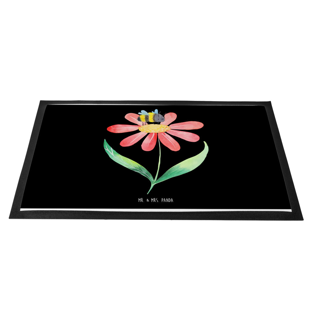 Fußmatte Hummel Blume Türvorleger, Schmutzmatte, Fußabtreter, Matte, Schmutzfänger, Fußabstreifer, Schmutzfangmatte, Türmatte, Motivfußmatte, Haustürmatte, Vorleger, Tiermotive, Gute Laune, lustige Sprüche, Tiere, Hummel, Blume, Wespe, Flauschig, Natur, Feld, Hummeln, Biene