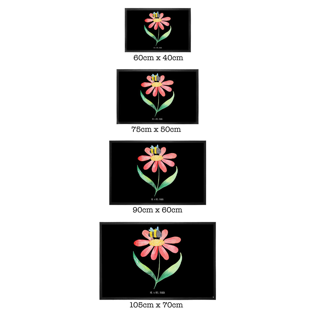 Fußmatte Hummel Blume Türvorleger, Schmutzmatte, Fußabtreter, Matte, Schmutzfänger, Fußabstreifer, Schmutzfangmatte, Türmatte, Motivfußmatte, Haustürmatte, Vorleger, Tiermotive, Gute Laune, lustige Sprüche, Tiere, Hummel, Blume, Wespe, Flauschig, Natur, Feld, Hummeln, Biene
