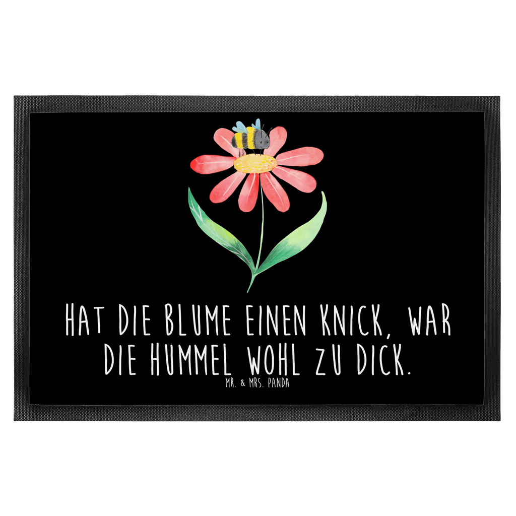 Fußmatte Hummel Blume Türvorleger, Schmutzmatte, Fußabtreter, Matte, Schmutzfänger, Fußabstreifer, Schmutzfangmatte, Türmatte, Motivfußmatte, Haustürmatte, Vorleger, Tiermotive, Gute Laune, lustige Sprüche, Tiere, Hummel, Blume, Wespe, Flauschig, Natur, Feld, Hummeln, Biene