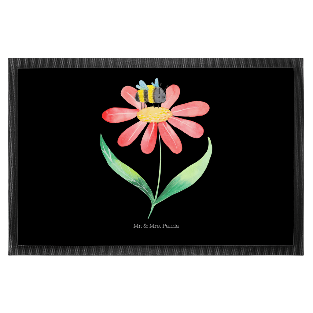 Fußmatte Hummel Blume Türvorleger, Schmutzmatte, Fußabtreter, Matte, Schmutzfänger, Fußabstreifer, Schmutzfangmatte, Türmatte, Motivfußmatte, Haustürmatte, Vorleger, Tiermotive, Gute Laune, lustige Sprüche, Tiere, Hummel, Blume, Wespe, Flauschig, Natur, Feld, Hummeln, Biene